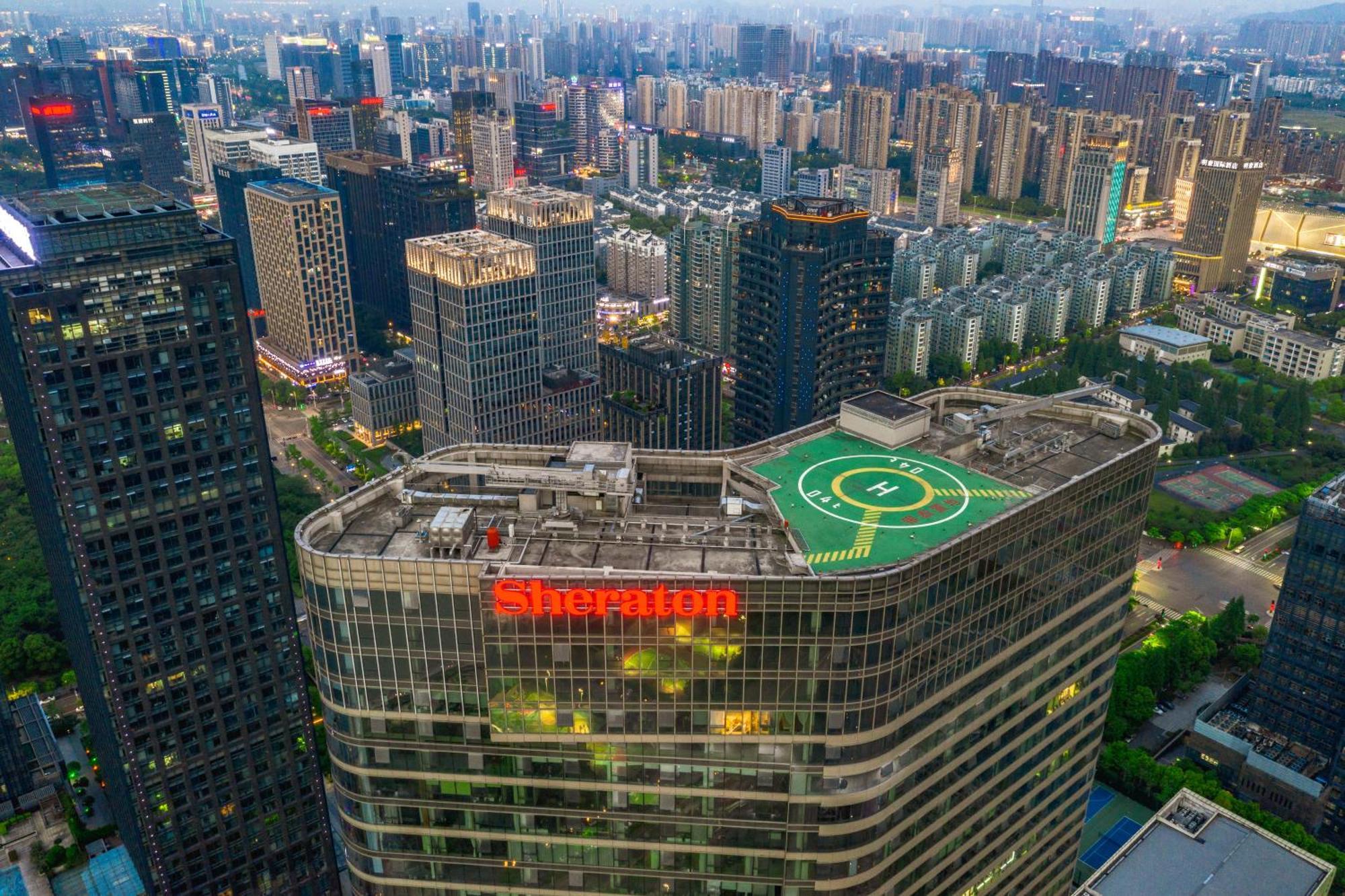 Sheraton Grand Hangzhou Binjiang Hotel Екстериор снимка