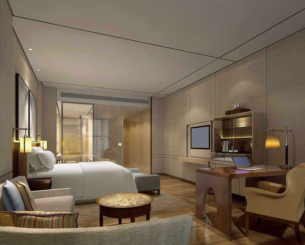Sheraton Grand Hangzhou Binjiang Hotel Стая снимка